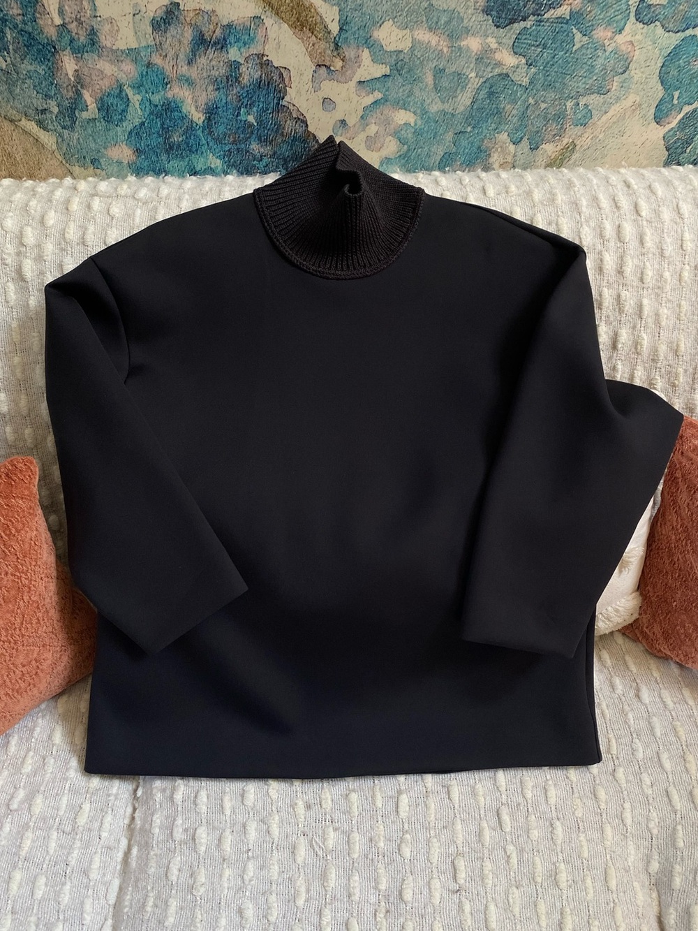 {Lafayette 148} Turtleneck Mini Dress